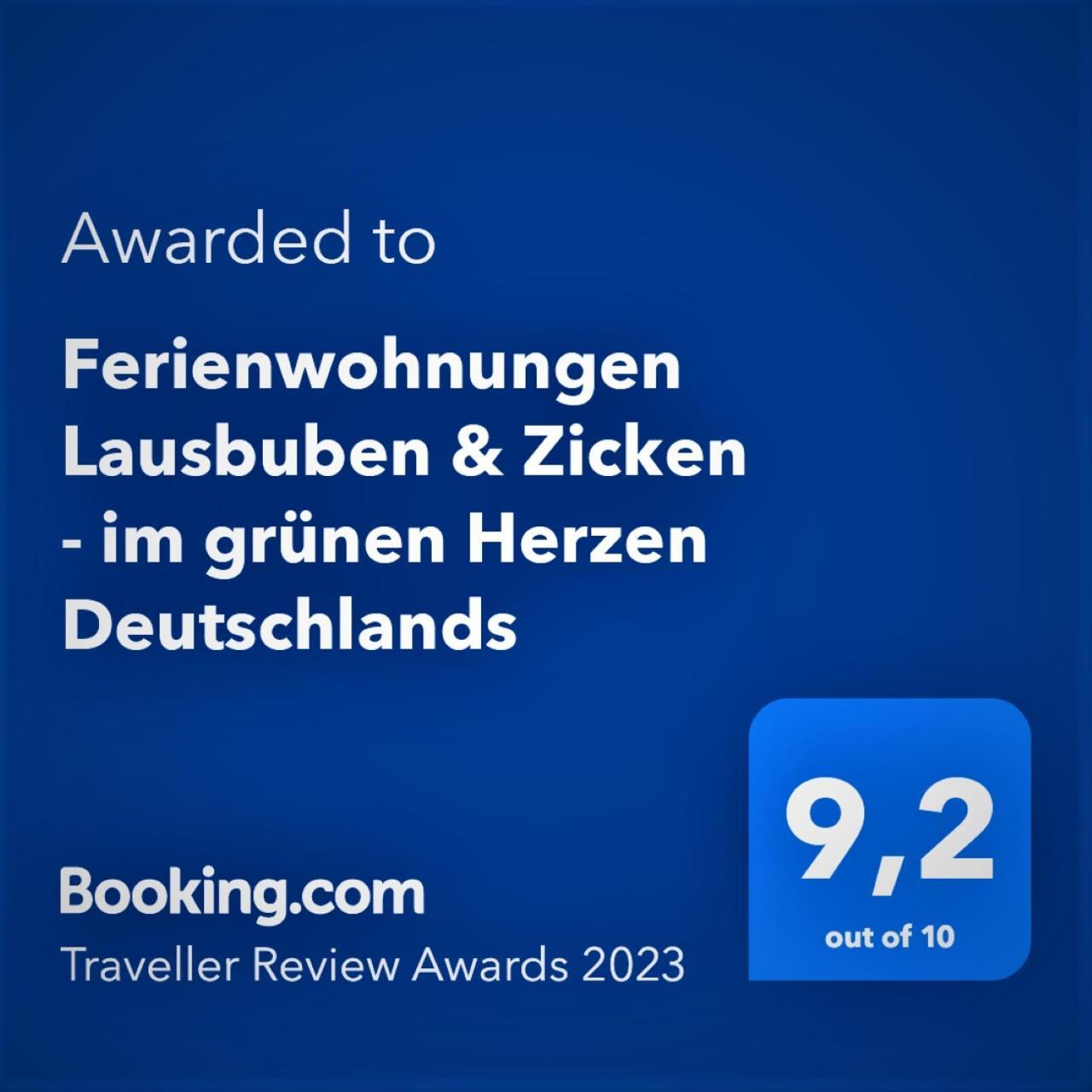 Ferienwohnungen Lausbuben & Zicken - Im Gruenen Herzen Deutschlands Herleshausen Exterior foto